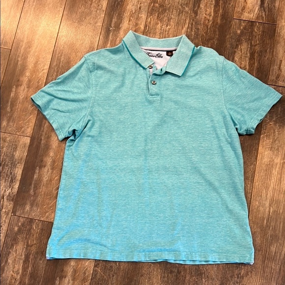 Tasso Elba Other - Tasso Elba Men's Light Blue Polo Shirt